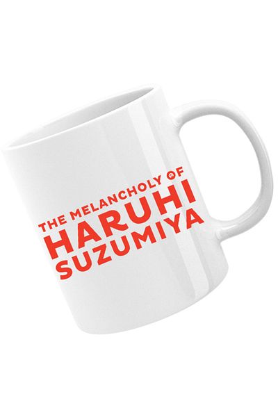 OEM Cana Haruhi Suzumiya Logo Anime Web Cosplay Figure, white, 330 ml