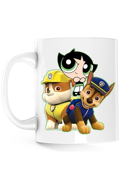 OEM Cana Paw Patrol Buttercup Powerpuff Girls Police Pup, alba, 330 ml
