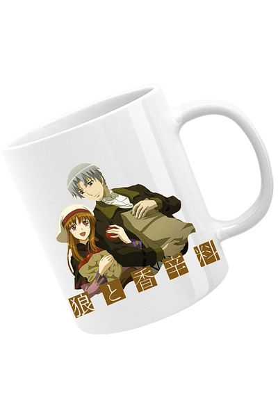 OEM Spice And Wolf Holo Myanimelist Manga Mug, white, 330 ml