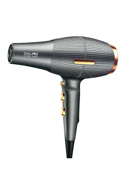 daling Hair dryer with diffuser nozzle, 3200 w gray