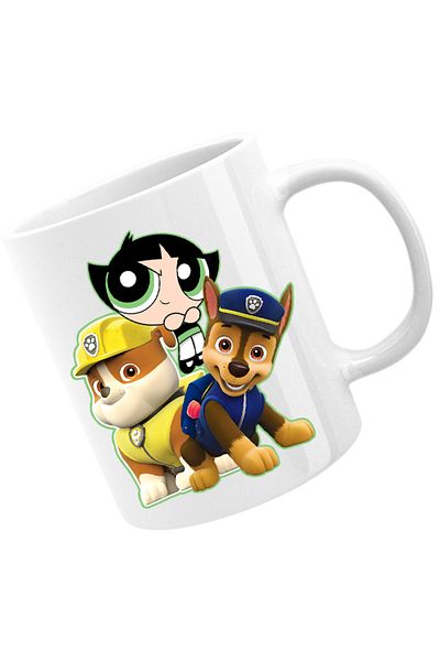 OEM Cana Paw Patrol Buttercup Powerpuff Girls Police Pup, alba, 330 ml