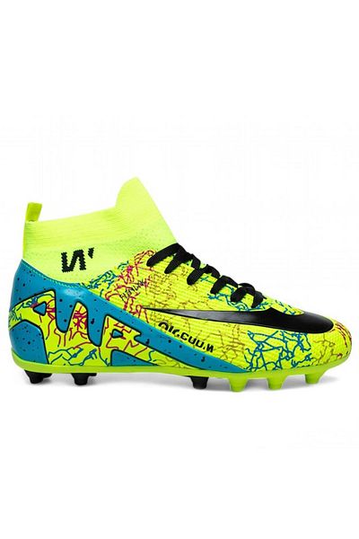 RUNSTEP PANTOFI DE FOTBAL CRAMPON CU TRICOLOGIE ȘOSETE