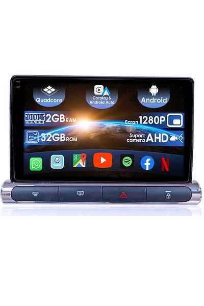 navi-it Navigatie dedicata Citroen C3 2018-2023, 2GB RAM 32GB ROM, Quad Core, Display 9" IPS Full HD, Carpla