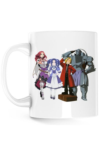 OEM Cana Rising of the Shield Hero Malty Melty Sisters Elric Brothers Full Metal, alba, 330 ml