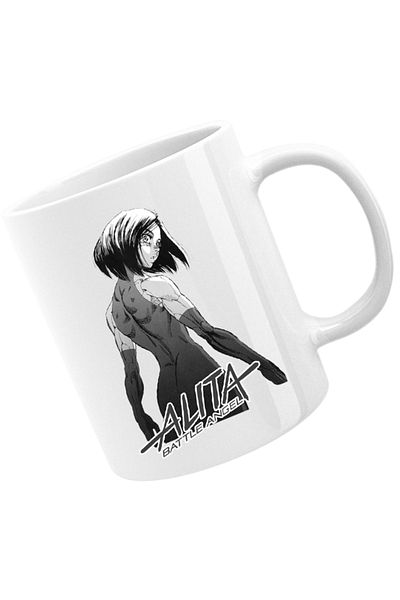 OEM Cana Battle Angel Alita Gally Weapon Mecha Otaku, white, 330 ml