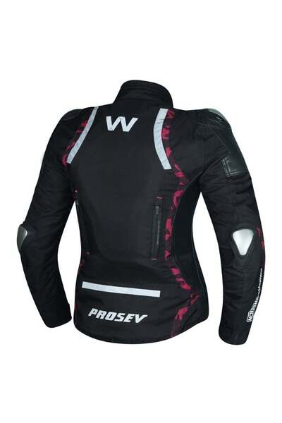 Prosev W51A 4 Seasons Rose Leather Coat Black (m)