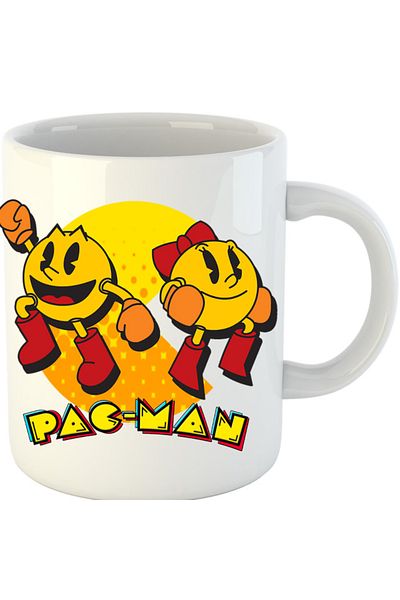 OEM Cana Pac Man Woman Logo Eat Game, alba, 330 ml