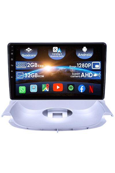 navi-it Navigatie dedicata Peugeot 206 1998-2009, 2GB RAM 32GB ROM, Quad Core, Display 9" IPS Full HD, , And