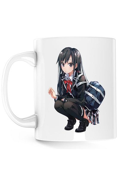 OEM Cana OreGairu Yukino Yukinoshita Snow Panda School Girl, alba, 330 ml