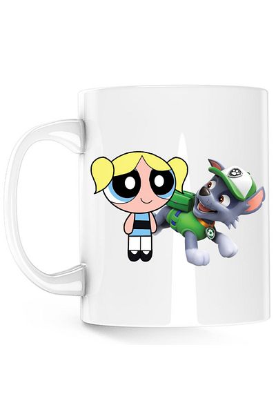 OEM Cana The Powerpuff Girls Bubble Paw Patrol Happy, alba, 330 ml
