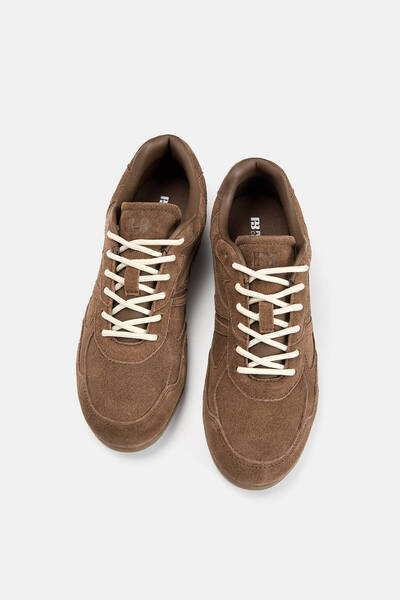 Pull & Bear Süet deri spor ayakkabı