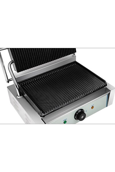 Royal Catering Grill kontaktowy dwustronny ryflowany PANINI