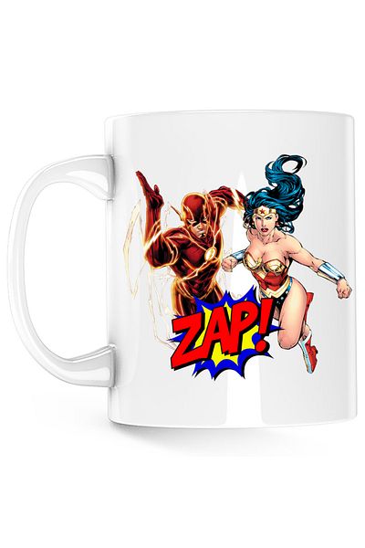 OEM Cana The Flash Wonder Woman Girl Power, alba, 330 ml