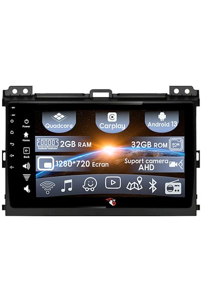 navi-it Navigatie dedicata Toyota Prado 2004-2009, 2GB RAM 32GB ROM, Quad Core, Display 9" IPS Full HD, Carp