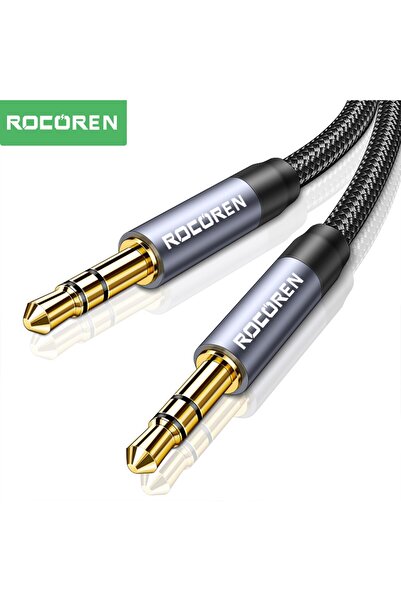 Rocoren كابل صوت Hi-Fi TRS AUX مقاس 3.5 ملم بطول 5 أمتار