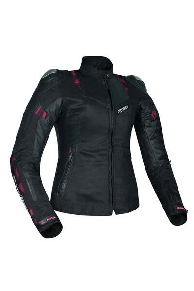 Prosev W51A 4 Seasons Rose Leather Coat Black (m)