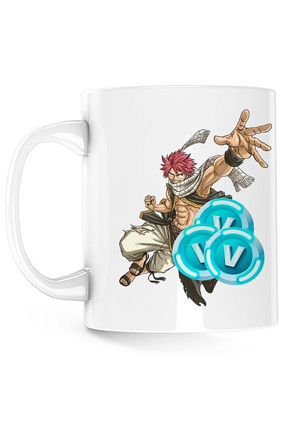 OEM Cana Fairy Tail Fortnite Animekage Natsu Dragneel, alba, 330 ml