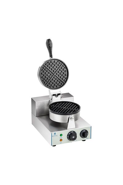 Royal Catering Aparat de gofre rotund din TEFLON, diametru 18,5 cm
