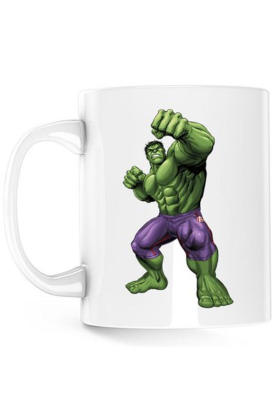 OEM Cana Hulk Avangers Comics Superpowers Experiment, alba, 330 ml