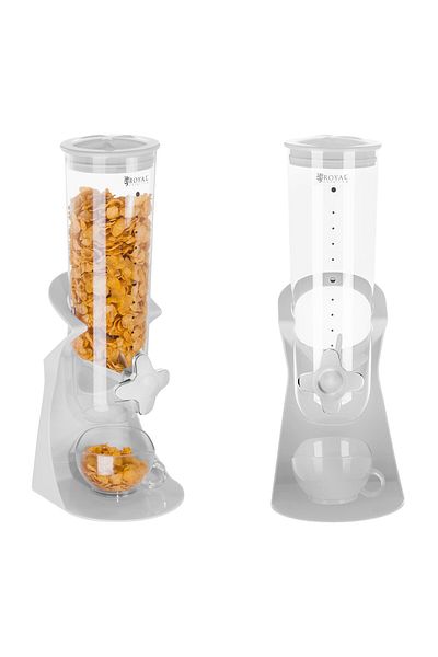 Royal Catering Dozator pentru produse vrac, musli, fructe uscate, cafea, 1,5 l