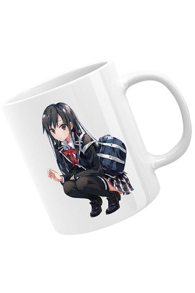 OEM Cana OreGairu Yukino Yukinoshita Snow Panda School Girl, alba, 330 ml