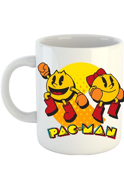 OEM Cana Pac Man Woman Logo Eat Game, alba, 330 ml