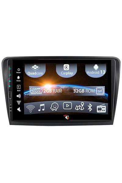 navi-it Navigatie dedicata Skoda Superb 2008-2015, USB&Butoane fizice frontale, Android 13, Wireless Carplay