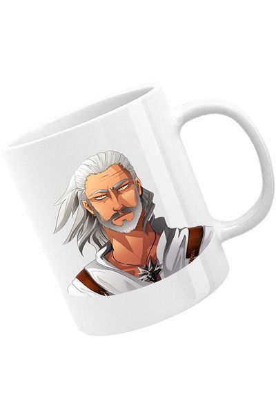 OEM Cana The Witcher Geralt of Rivia Minecraft Tlaucher, alba, 330 ml