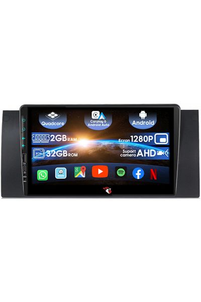 navi-it Navigatie dedicata BMW SERIA 5 E39/ X5/E53, USB&Butoane fizice frontale, Android 13, Wireless Carpla