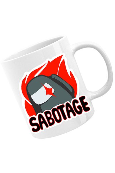 OEM Cana Among Us Sabotage Crew Space Station Task Vent, alba, 330 ml