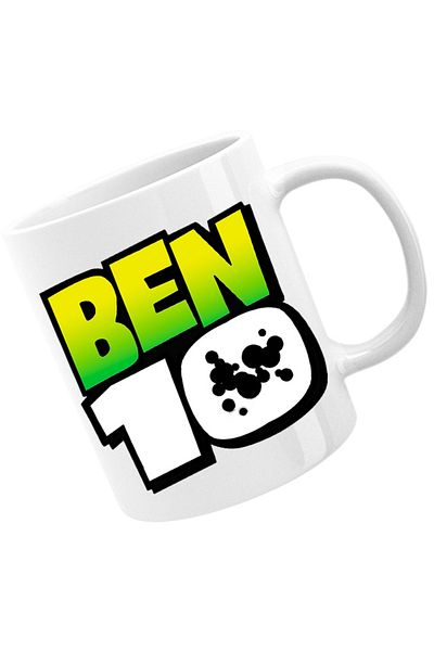 OEM Cana Ben 10 Logo Cartoon American Animation Teen Comedy, alba, 330 ml
