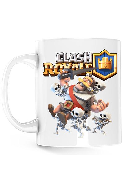 OEM Cana Clash Royale Skeleton Full Team Aggresive Plan Game, alba, 330 ml