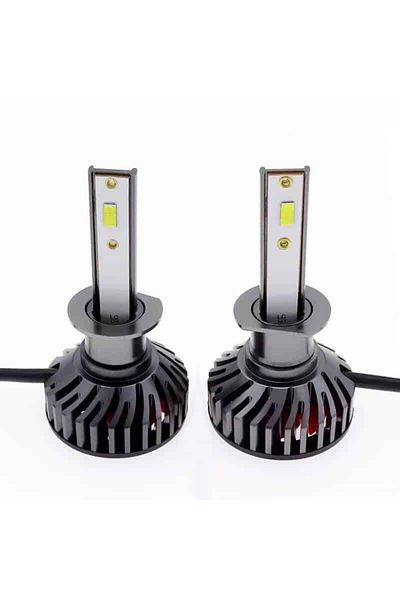 BGRJ Automotive Becuri LED H1 COB F2, 12000 lumeni, 100W, 6000k