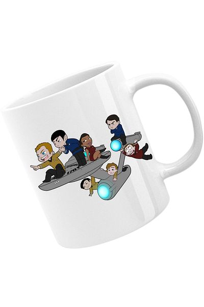 OEM Cana Star Trek Kirk Spock Enterprise Timeline, alba, 330 ml