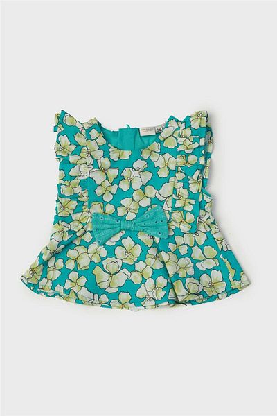 Layette Baby Girl Patterned Blouse