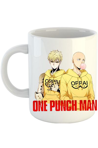 OEM Cana One-Punch Man Saitama Yusuke Murata Genos, alba, 330ml