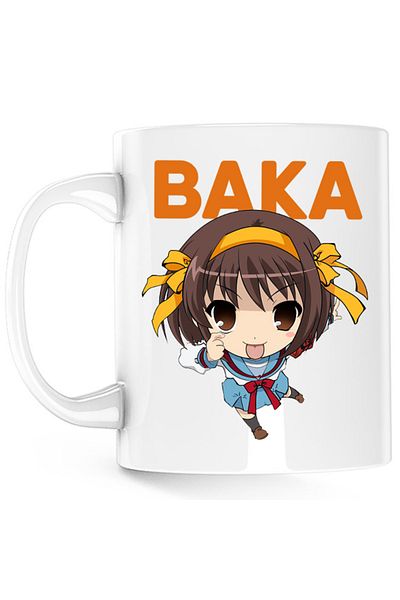 OEM Cana Haruhi Suzumiya Baka Emoji Chibi Otaku Anime Japan, alba, 330 ml