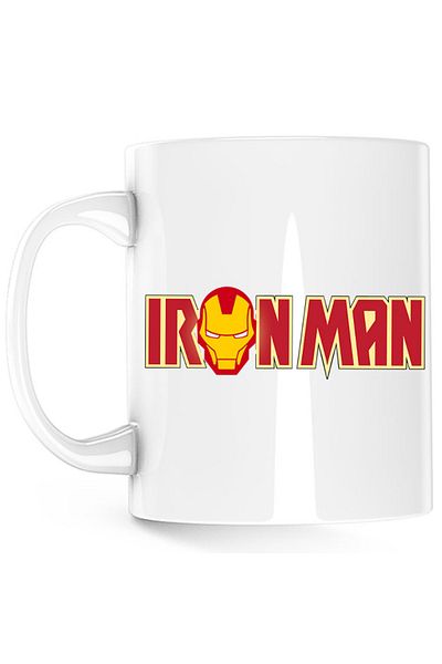 OEM Cana Ironman Logo Head Strong DC, alba, 330 ml