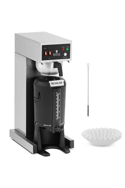 Royal Catering Ekspres do kawy przelewowy z pojemnikiem termicznym z kranem 2.5 l 1900 W