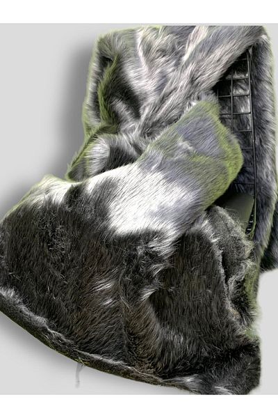 PLUSH STUDIO YARIM- Zp Ymf Long Shaggy, Grey Brisa βελούδινο ύφασμα 50x150cm Textile, Home Textile (ΕΙΔΙΚΟ ΧΡΩΜΑ)