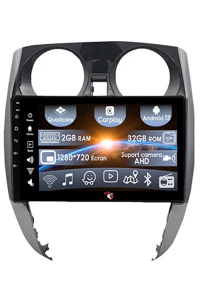 navi-it Navigatie dedicata Nissan Note 2012-2019, 2GB RAM 32GB ROM, Quad Core, Display 9" IPS Full HD, Carpl