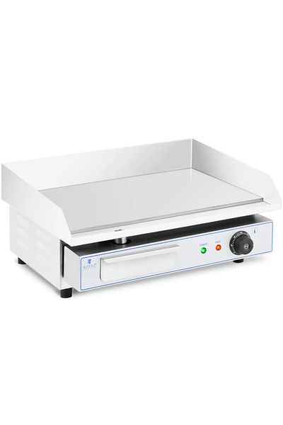 Royal Catering Grill elektryczny płyta grillowa gładka 550 x 400 mm 3000 W