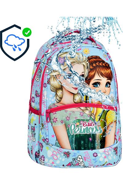 Çanta Limanı Little Princess Blue Primary School Backpack + Lunchbox (2312)