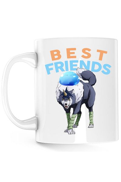 OEM Cana TenSura Slime Isekai Ranga Rinmuru Friends Dog, alba, 330 ml