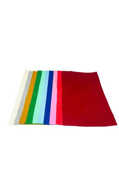 OEM Set 10 coli din material fetru, A4, multicolor