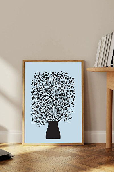 Dekorsiahome Pictură decorativă dintr-o singură bucată cu cadru din lemn TK0720