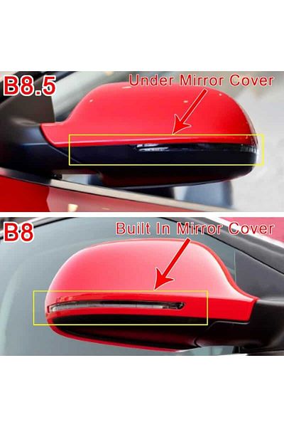 BGRJ Automotive Set of 2 dynamic mirror turn signal lamps Audi A4 B8, A6 C6, A5, Q3, A3 8P