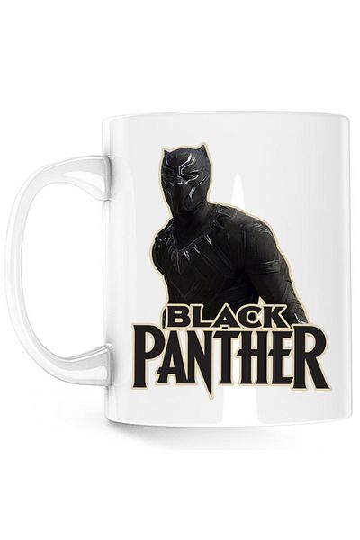 OEM Cana Black Panther Logo Save World Hero Protect, alba, 330 ml