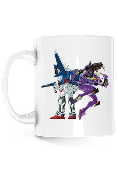 OEM Cana Gundam Robot Blue Eva Flying, alba, 330 ml