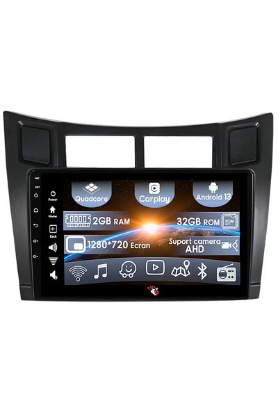 navi-it Navigatie dedicata Toyota Yaris 2005-2012, 2GB RAM 32GB ROM, Quad Core, Display 9" IPS Full HD, Carp